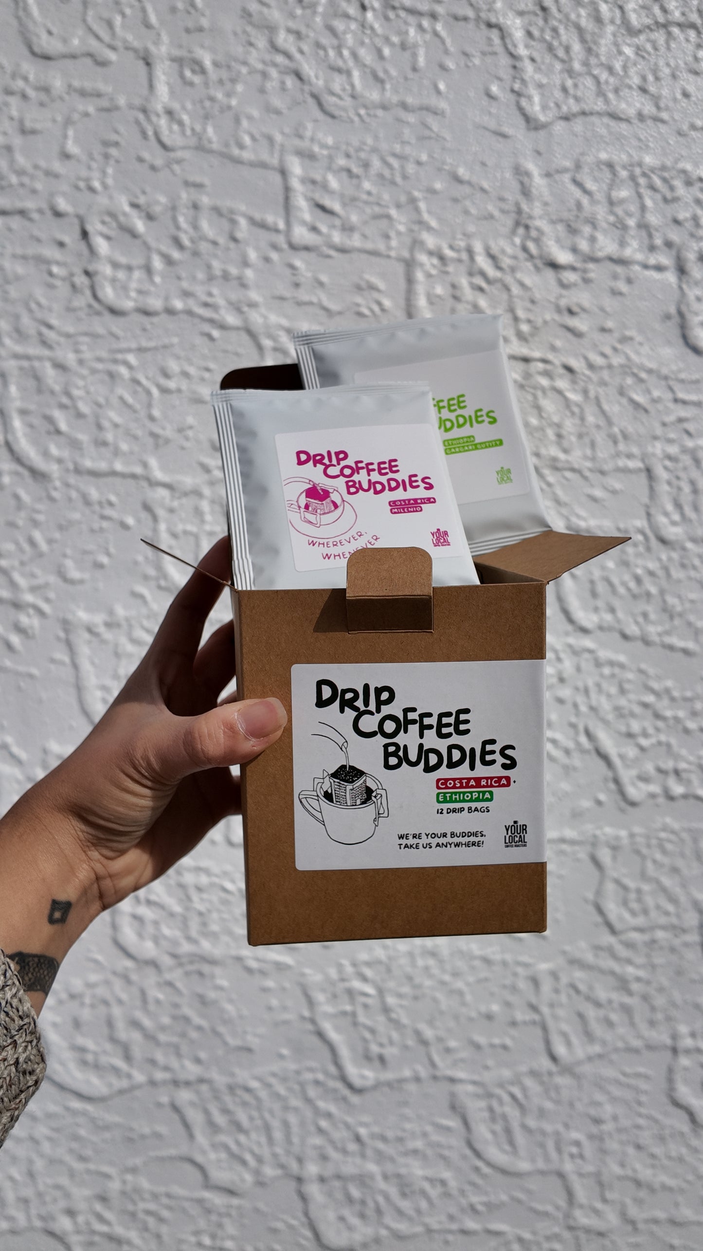 Drip Coffee Buddies - Ethiopia x Costa Rica Box