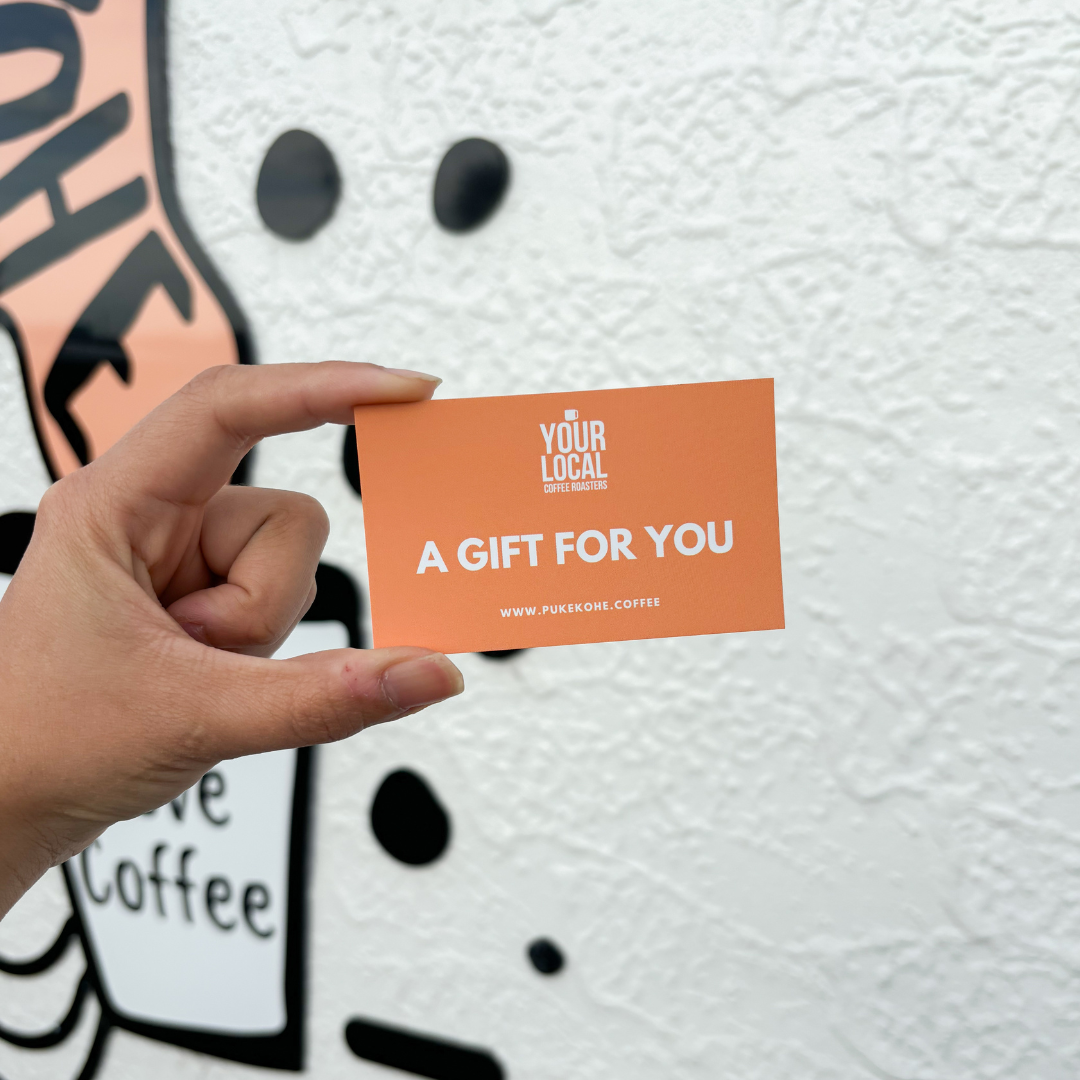 Pre-Paid Coffee Cards + Gift vouchers