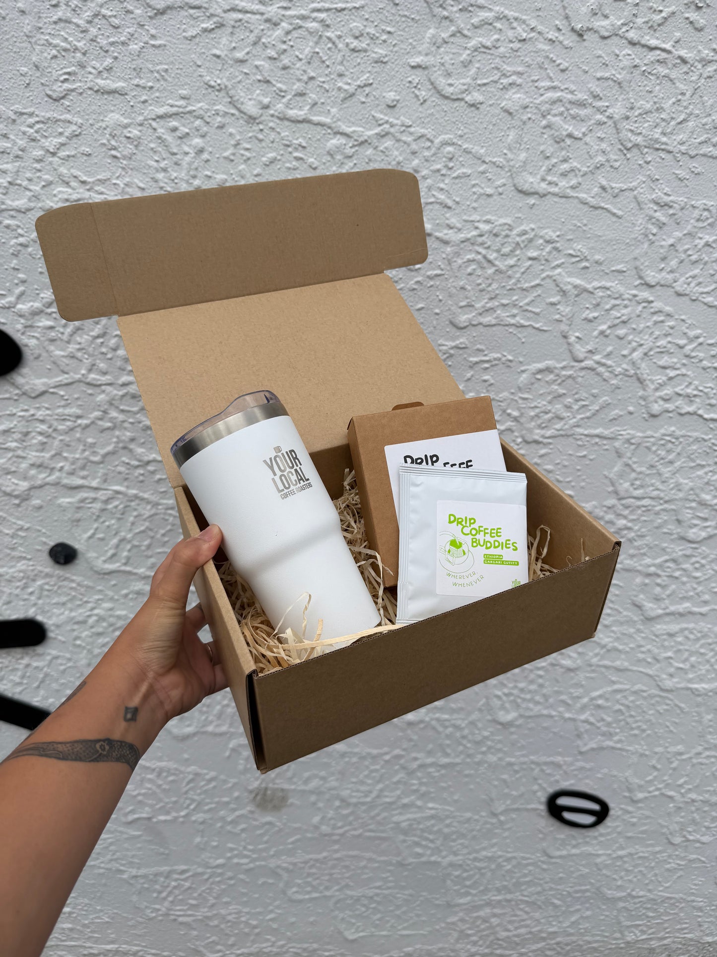 Insulated Tumbler + Drip Coffee Adventure box