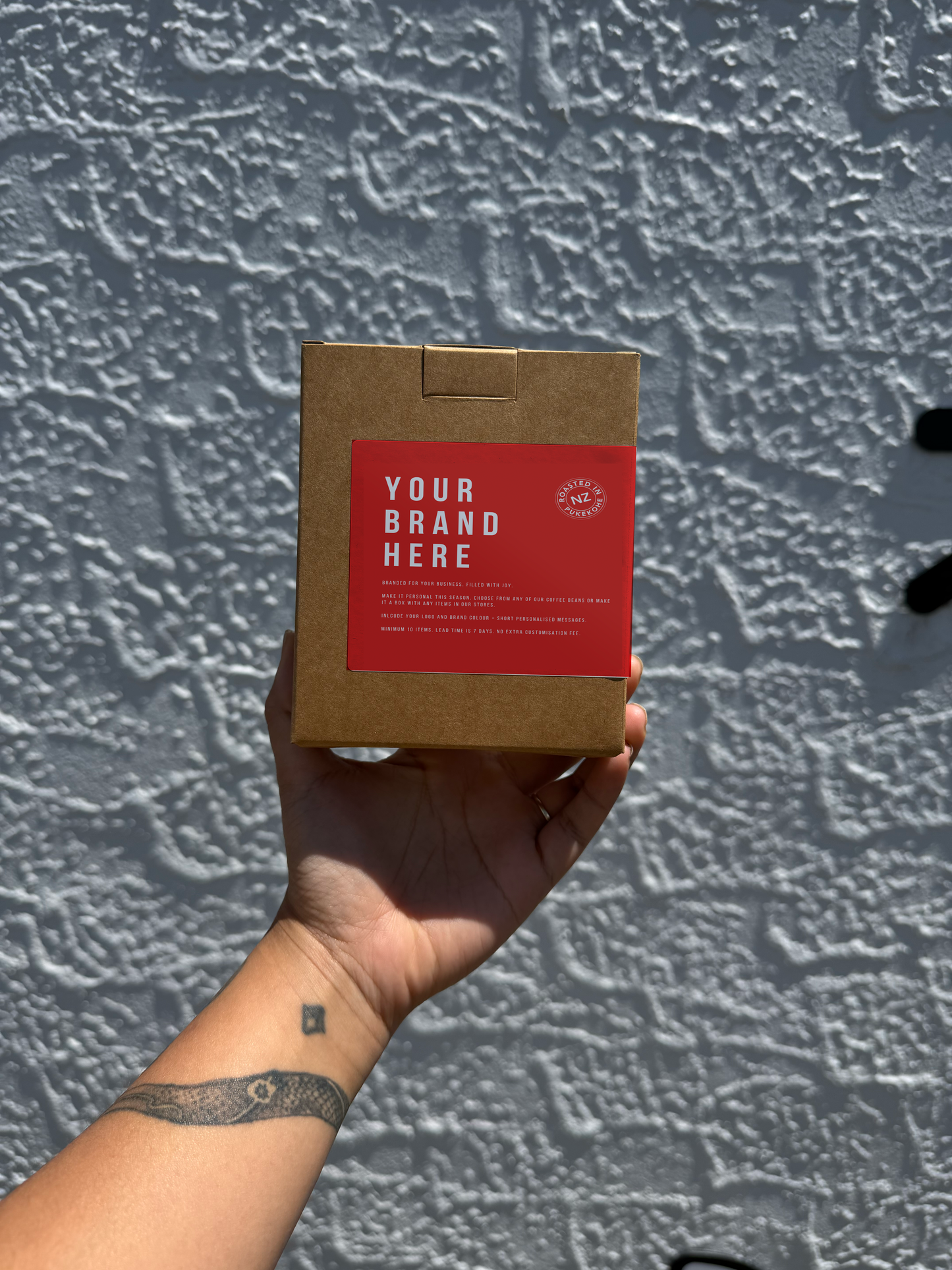 Custom Branded Drip Coffee Bags Box of 4