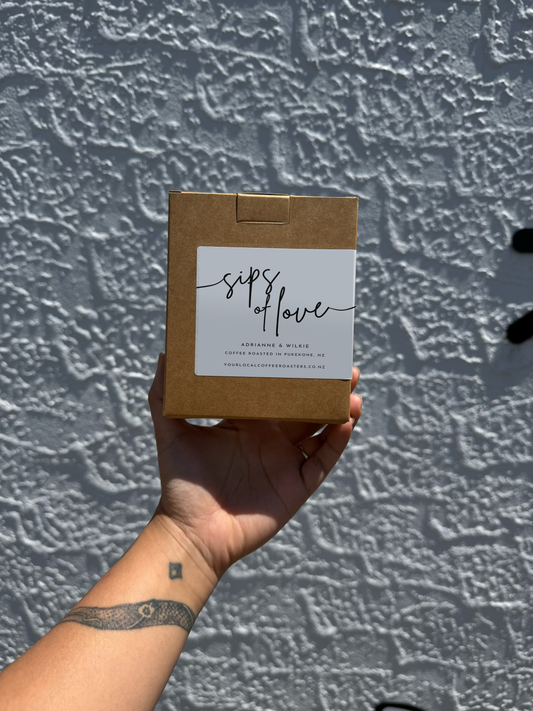 Custom Branded Drip Coffee Bags Box of 4